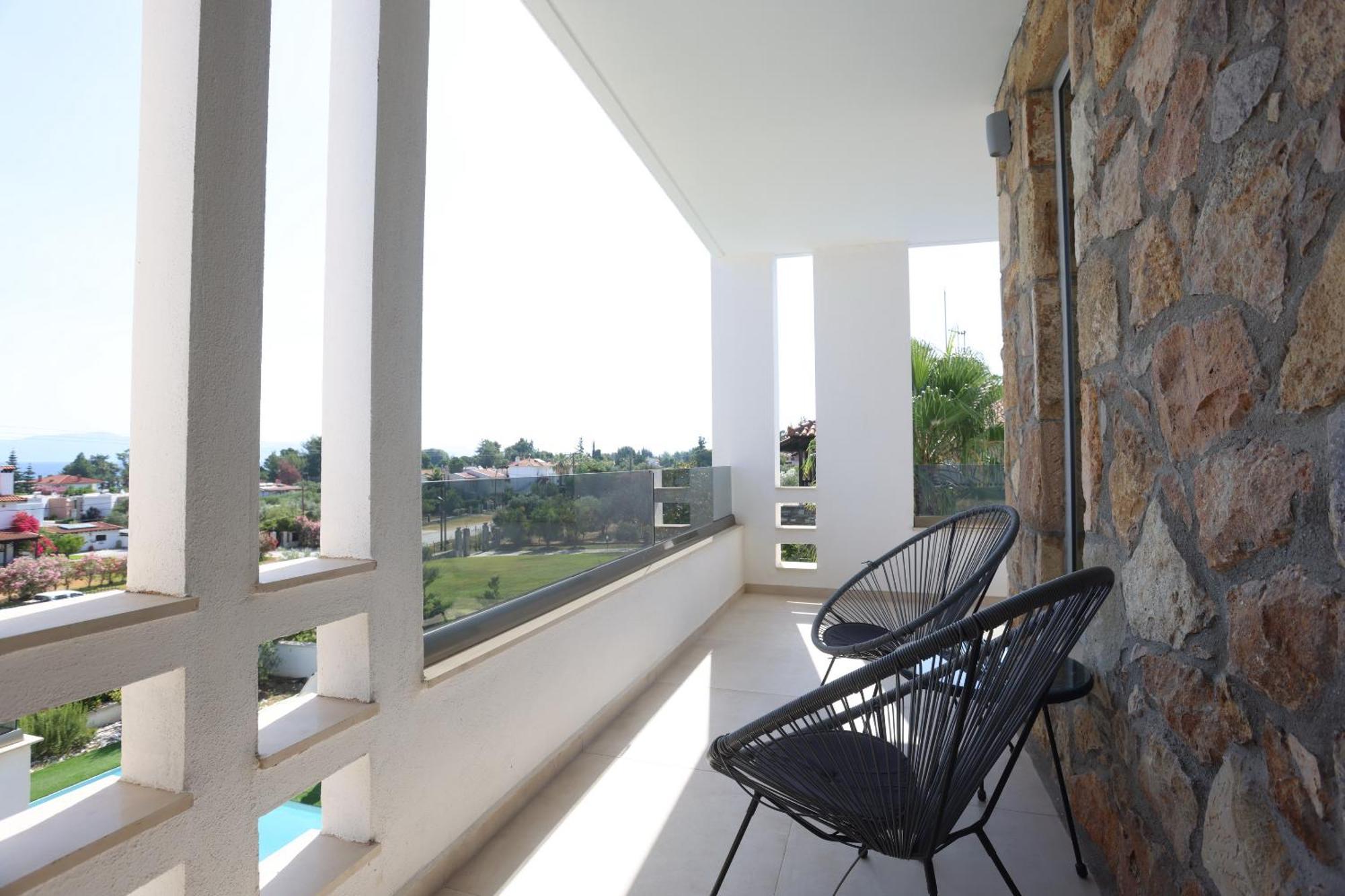 Villa Douglas - Private Pool, Bbq, 4Bdrms, View Пефкохори Экстерьер фото